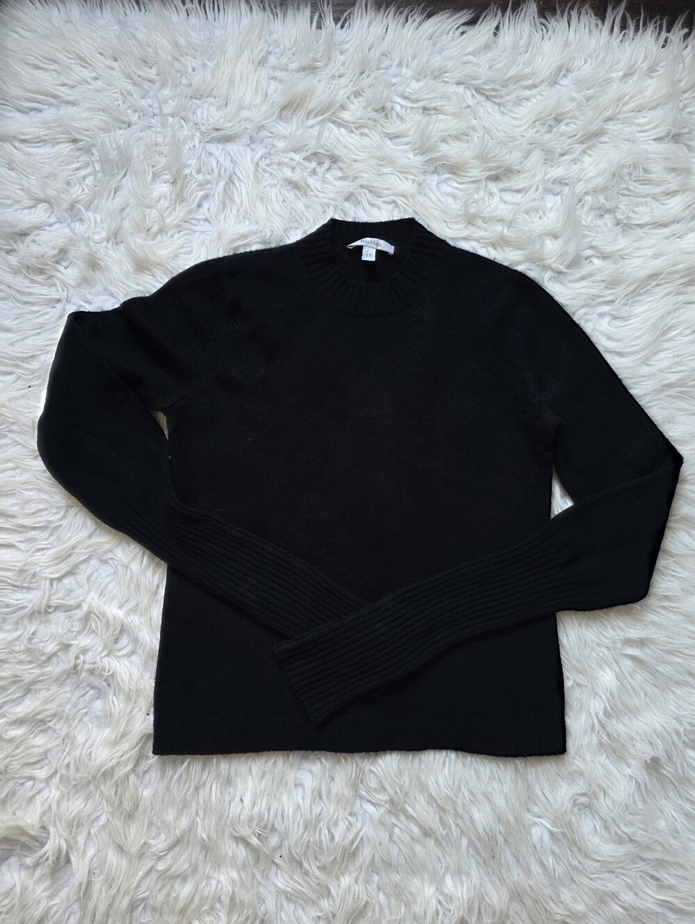 MaxMara Cashmere Black Crewneck Sweater
